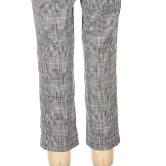 high waisted plaid dress pants Tall Plaid High-Waisted Wide-Leg Pant  New York & Company